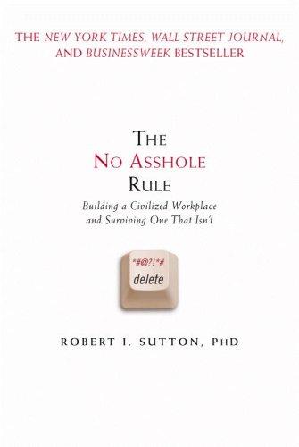 The No Asshole Rule cover